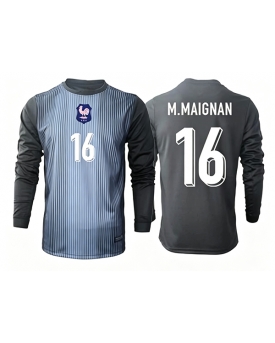 Billige Fotballdrakt Frankrike Mike Maignan #16 Keeper Replika Hjemmedrakt VM 2026 Langermet Billige Fotballdrakt Frankrike Mike Maignan #16 Keeper Replika Hjemmedrakt VM 2026 Langermet